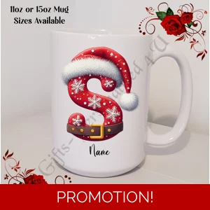Personalised Mug 11oz & 15oz sizes - Christmas / Initial / Name - D.33