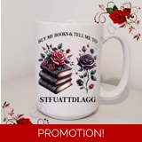 Designed Mug 11oz & 15oz sizes - Book ..