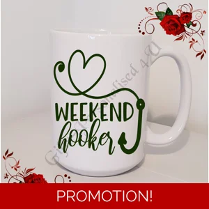 Designed Mug 11oz & 15oz sizes - Fishing Quote - Design 7