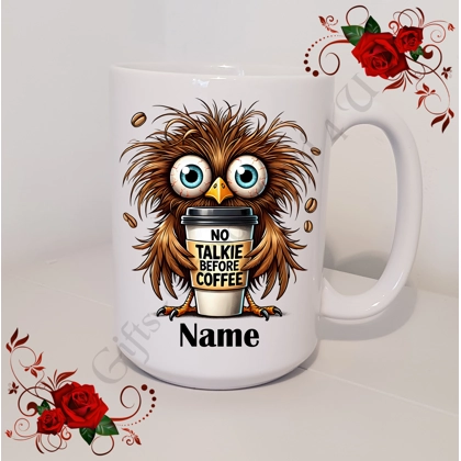 Personalised Mug 11oz & 15oz sizes - Quirky Bird - Name - Design 8 Personalised Mug 11oz & 15oz sizes - Quirky Bird - Name - Design 8