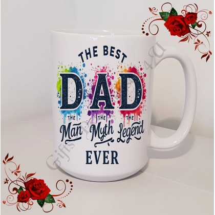 Designed Mug 11oz & 15oz sizes - The Best Dad Ever - Design 9