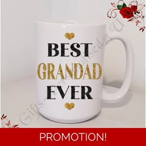 Personalised Mug 11oz & 15oz sizes - Best Ever Grandad / Grandpa / Pop etc - Design 5