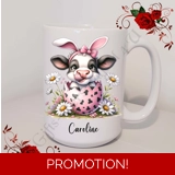 Personalised Mug 11oz & 15oz sizes - E..