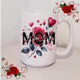 Designed Mug 11oz & 15oz sizes - Roses..