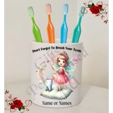 Personalised Ceramic Tooth Brush Holde..
