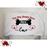 Personalised Pillowcase - The Dog Slee..