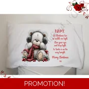 Personalised Pillowcase - Christmas Eve - Name - D.3