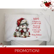 Personalised Pillowcase - Christmas Eve - Name - D.4