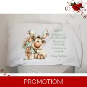 Personalised Pillowcase - Christmas Eve - Name - D.7