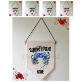 Personalised Linen Pennant Flag - Gami..