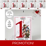 A5 or A4 Personalised Card - Snowmen -..