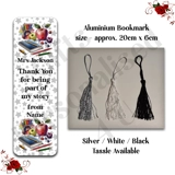 Personalised Aluminium Bookmark - Teac..