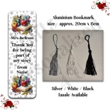 Personalised Aluminium Bookmark - Teac..