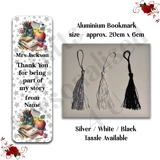 Personalised Aluminium Bookmark - Teac..