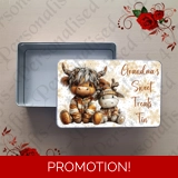 Personalised Metal Storage Tin - Chris..