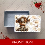 Personalised Metal Storage Tin - Chris..