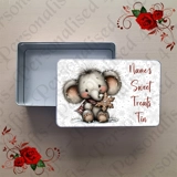 Personalised Metal Storage Tin - Chris.. Personalised Metal Storage Tin - Chris..