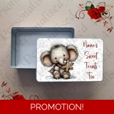 Personalised Metal Storage Tin - Chris..