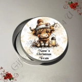 Personalised Metal Storage Tin - Chris.. Personalised Metal Storage Tin - Chris..