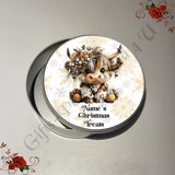 Personalised Metal Storage Tin - Chris.. Personalised Metal Storage Tin - Chris..