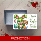 Personalised Metal Storage Tin - Easte..