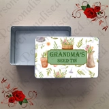 Personalised Metal Storage Tin - Garde..