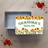 Personalised Metal Storage Tin - Garde..