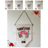 Personalised Linen Pennant Flag - Gami..