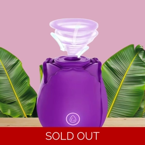 Sucking Rose Vibrator - Adult with 10 Sucking & Vibrator Modes for Women