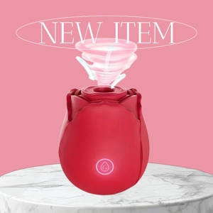 Sucking Rose Vibrator - Adult with 10 Sucking & Vibrator Modes for Women