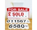 RED For Sale Sign Board, Car Price/Pricing Sun Visor Vehicle/Auto Price Kit