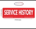 Reusable RED Correx Car/Vehicle For Sale Signs -Service History with Assorted Wording