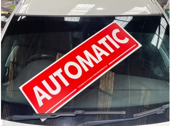 Reusable Red Correx Car/Vehicle For Sale Signs - AUTOMATIC  with Assorted Wording