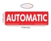 Reusable Red Correx Car/Vehicle For Sale Signs - AUTOMATIC  with Assorted Wording