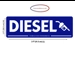 Reusable Red Correx Car/Vehicle For Sale Signs -DIESEL with Assorted Wording