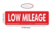 Reusable Red Correx Car/Vehicle For Sale Signs -Low Mileage with Assorted Wording