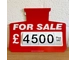 Red For Sale Sign Board, Car Price/Pricing Sun Visor Vehicle/Auto Price Kit