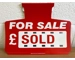 Red For Sale Sign Board, Car Price/Pricing Sun Visor Vehicle/Auto Price Kit