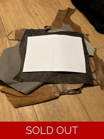 Leather off cuts medium..