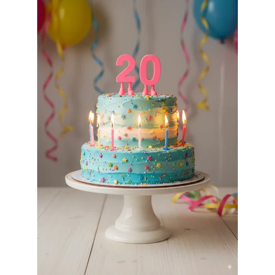 Cake Toppers Αριθμοί με Ποδαράκια – Μοναδικά Διακοσμητικά Τούρτας για Γενέθλια, Γιορτές και Επετείου