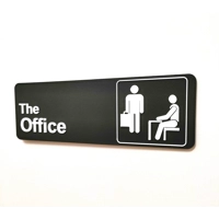 3D εκτυπωμένη πινακίδα από την τηλεοπτική σειρά “The Office”