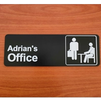Επιγραφή Γραφείου με Προσαρμοσμένο Όνομα, εμπνευσμένο από την τηλεοπτική σειρά "The Office"