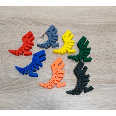 Flexi T Rex Dino - Fidget 3D εκτυπωμένο μπρελόκ - Κλειδοθή.. Flexi T Rex Dino - Fidget 3D εκτυπωμένο μπρελόκ - Κλειδοθή..