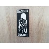 Πινακίδα Δωματίου Κοριτσιού “Danger Inside”, αστείο δώρο πινακίδας για έφηβη, 3D εκτύπωση