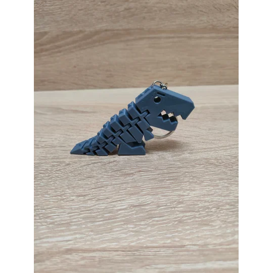 Flexi T Rex Dino - Fidget 3D εκτυπωμένο μπρελόκ - Κλειδοθήκη - Δώρο - αρθρωτό