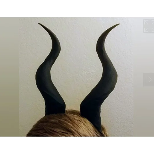 Maleficent Εμπνευσμένα Κέρατα 3D Εκτυπωμένα για γυναίκες ή κορίτσια.