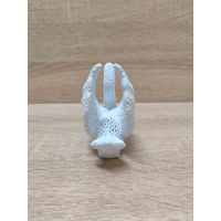 Γλυπτό Κύκνου | Τρισδιάστατο Εκτυπωμένο Άγαλμα Ποπ Αρτ | Γλυπτό Πλέγματος για διακόσμηση γραφείου