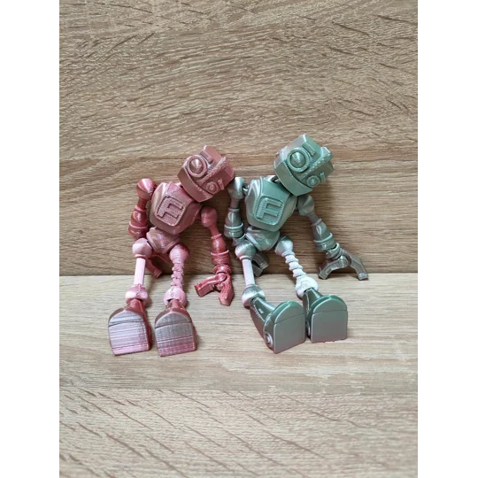 2 X Fokobot - 3d εκτυπωμένη φιγούρα, αρθρωτό παιχνίδι για ανακούφιση από το στρες ή δώρο