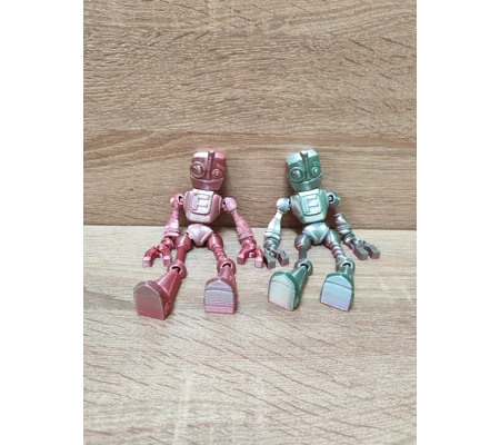 2 X Fokobot - 3d εκτυπωμένη φιγούρα, αρθρωτό παιχνίδι για ανακούφιση από το στρες ή δώρο