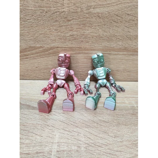 2 X Fokobot - 3d εκτυπωμένη φιγούρα, αρθρωτό παιχνίδι για ανακούφιση από το στρες ή δώρο